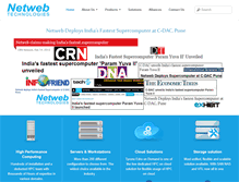 Tablet Screenshot of netwebindia.com